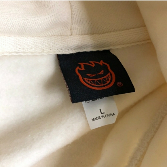 NWT! Spitfire 'The End' Swirl Sleeve Hoodie - Picture 9 of 10